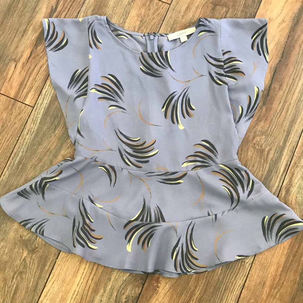 ⬇️🎈Loft Peplum Blouse